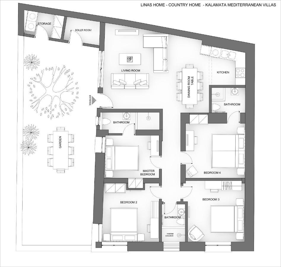 Linas Home - Kalamata Mediterranean Villas Luaran gambar